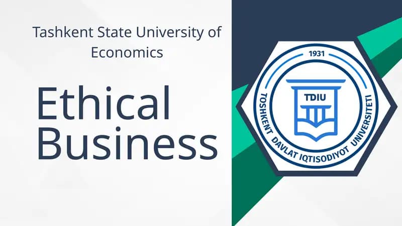Ethical Business