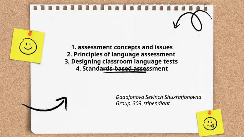 Principles of Language Assessment
