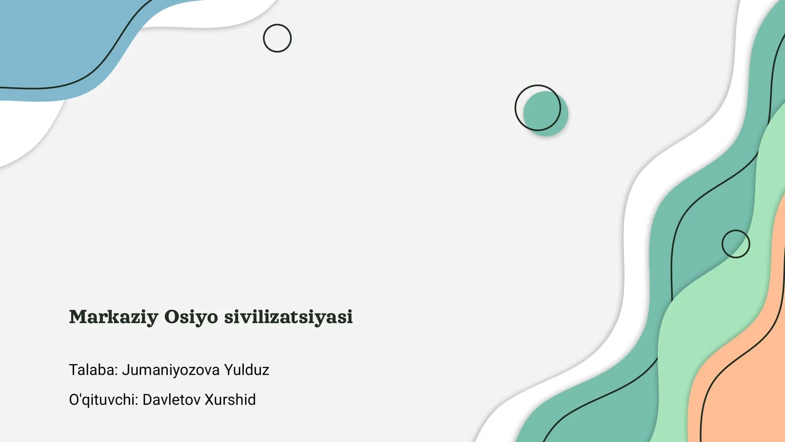 Markaziy Osiyo sivilizatsiyasi