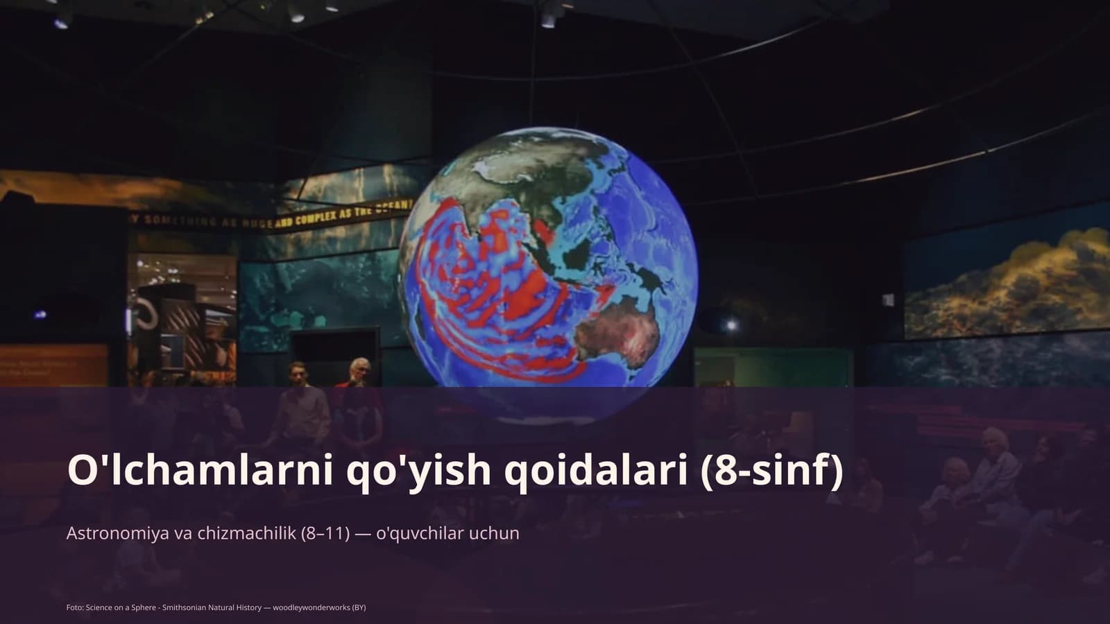 O'lchamlarni qo'yish qoidalari (8-sinf)