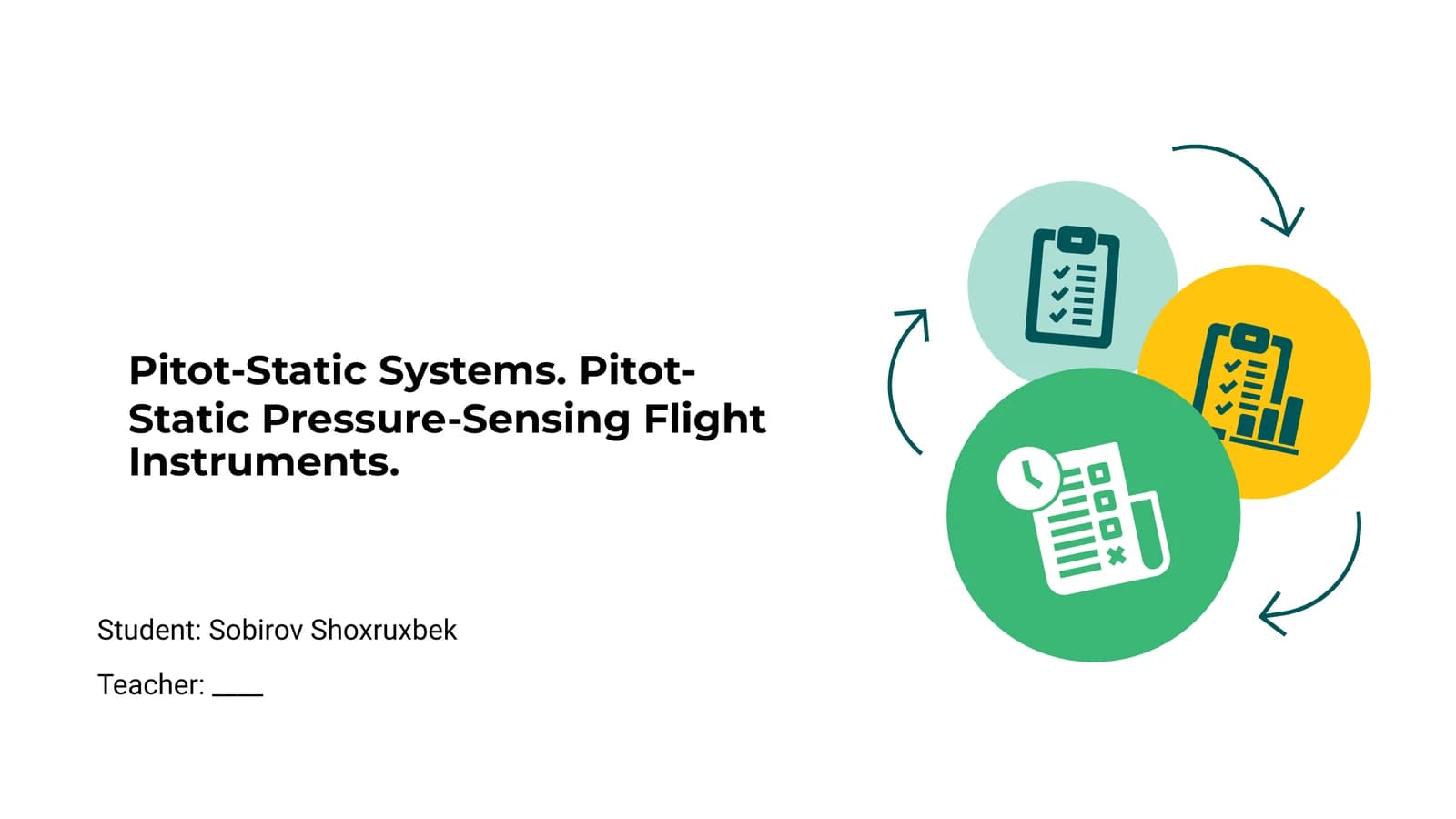 Pitot-Static Systems