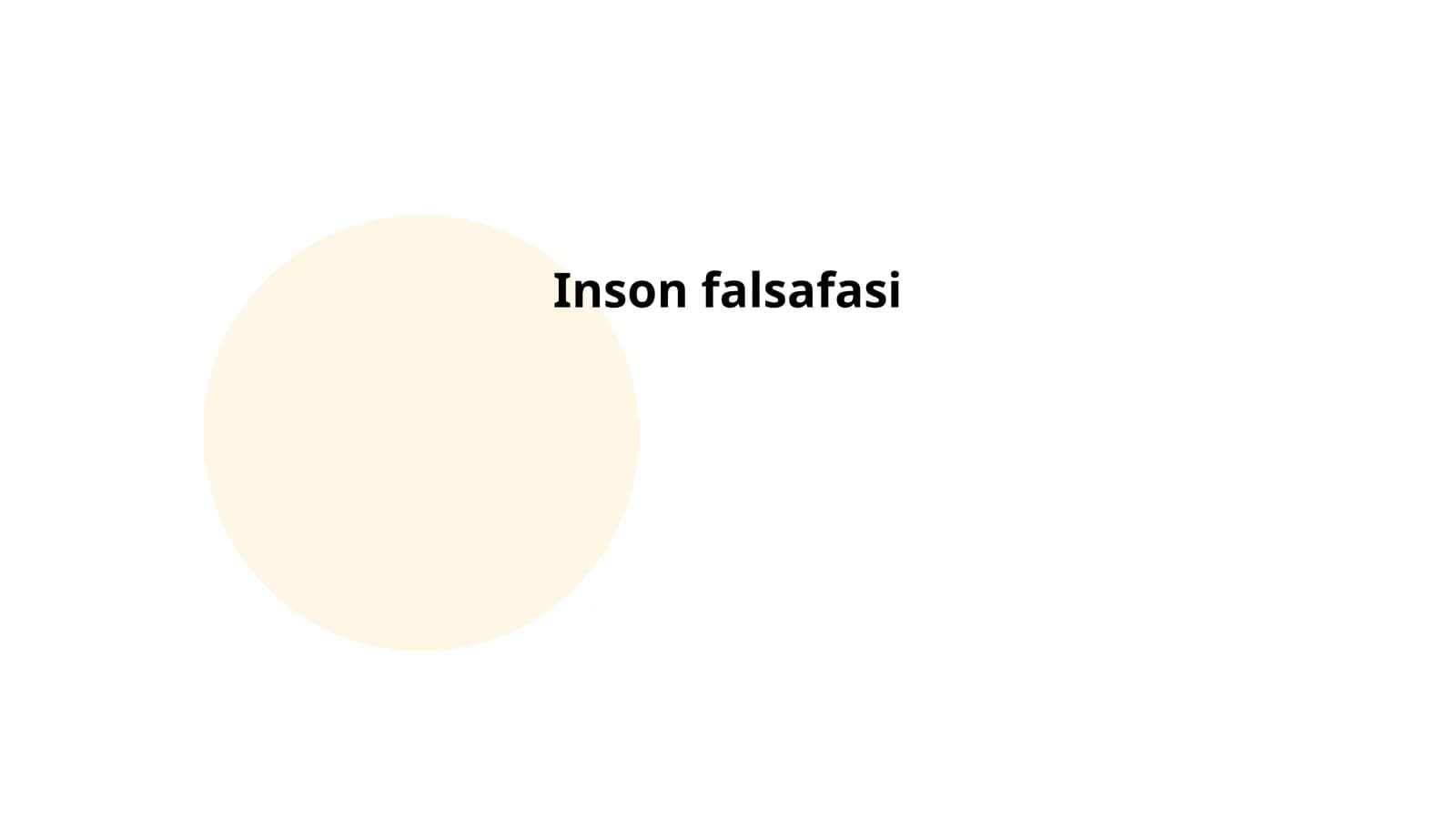 Inson falsafasi