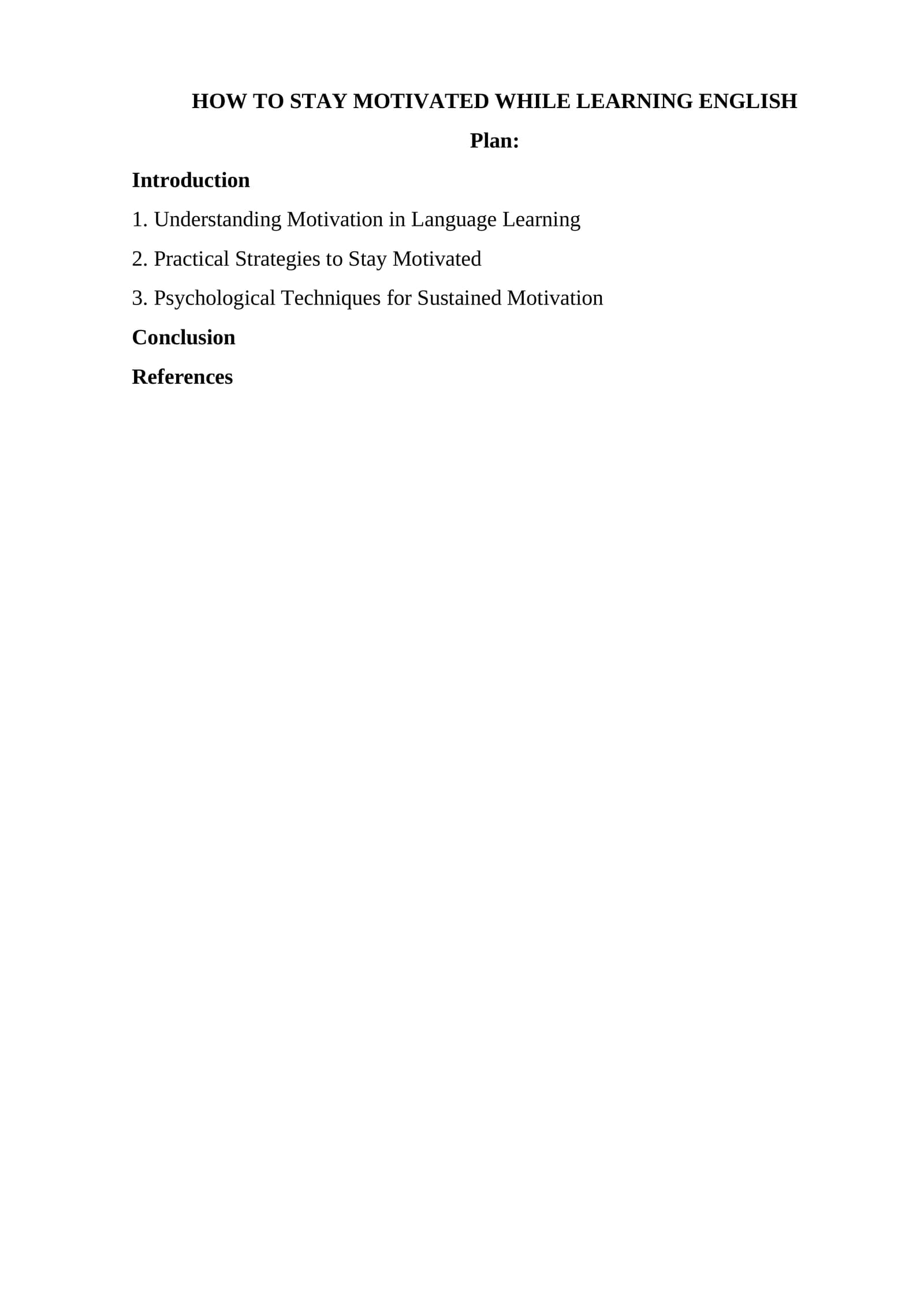 HOW TO STAY MOTIVATED WHILE LEARNING ENGLISH