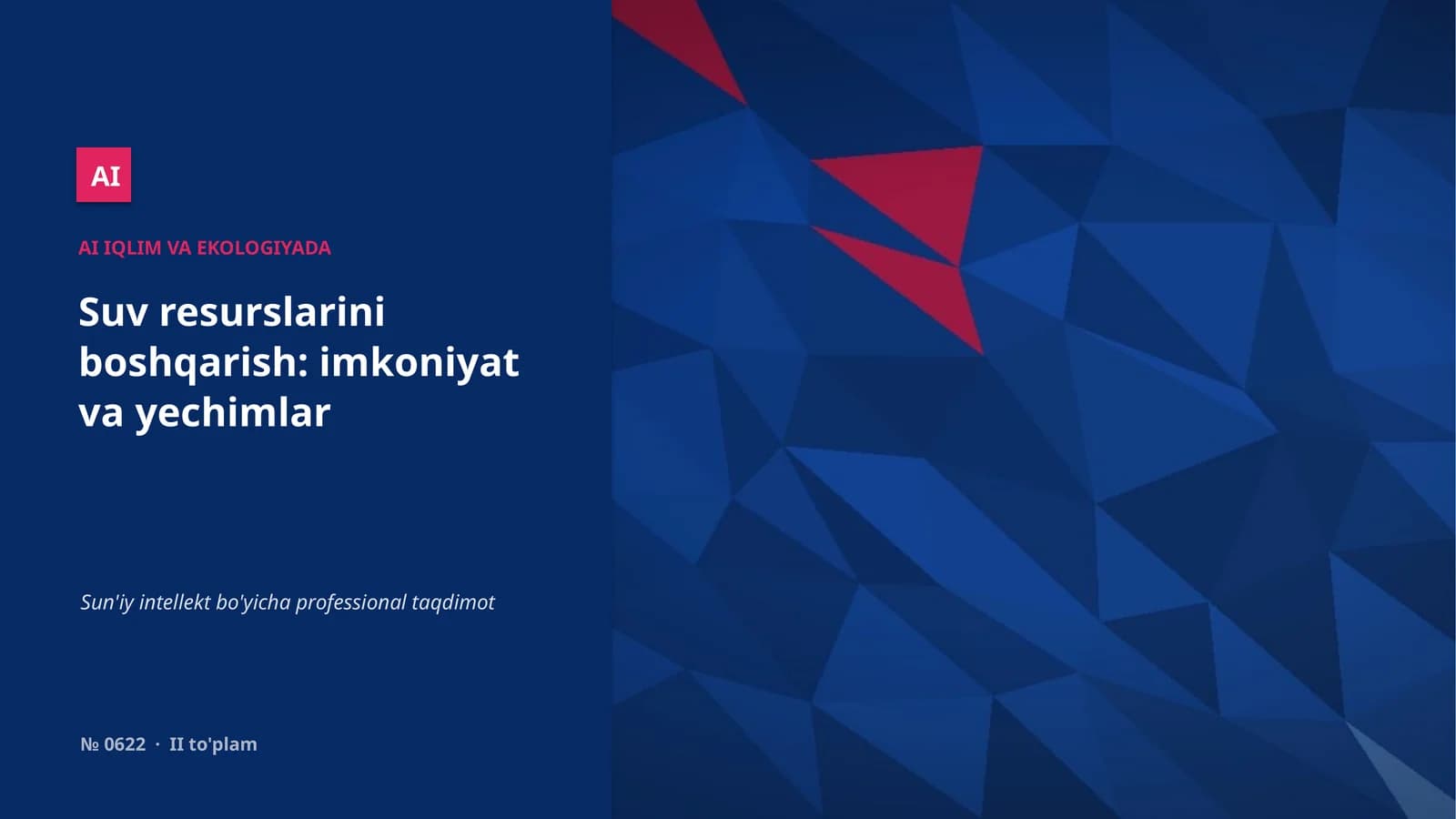 Iqlim va ekologiyada AI