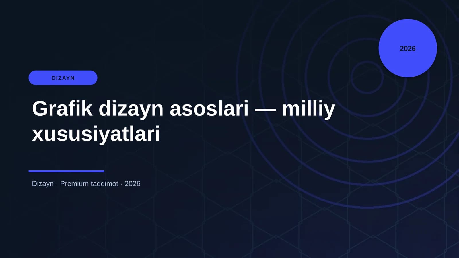 Grafik dizayn asoslari — milliy xususiyatlari