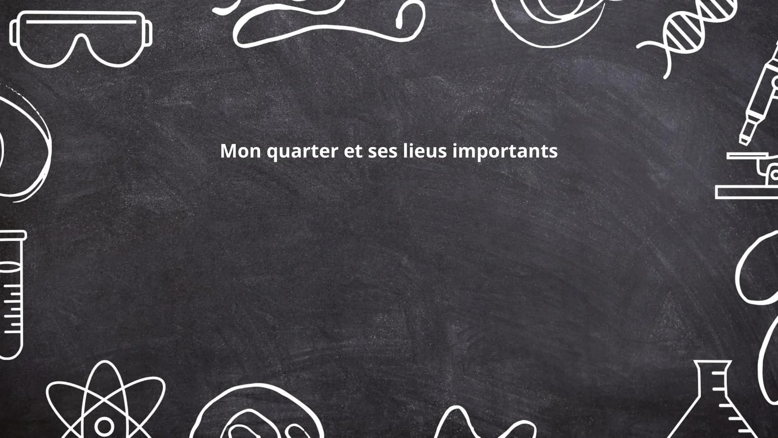 Mon quarter et ses lieus importants