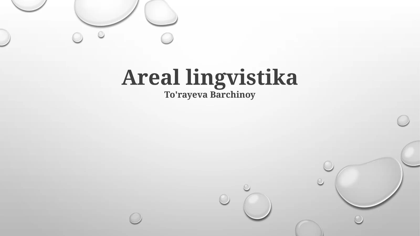 Areal lingvistika