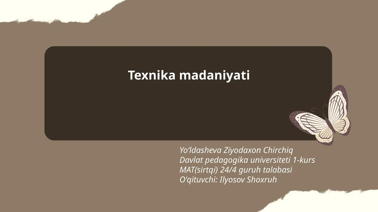 Texnika madaniyati