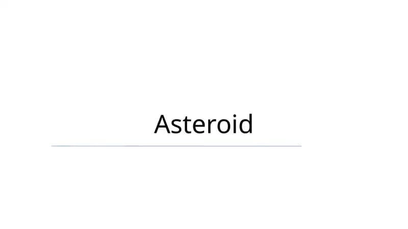 Asteroid