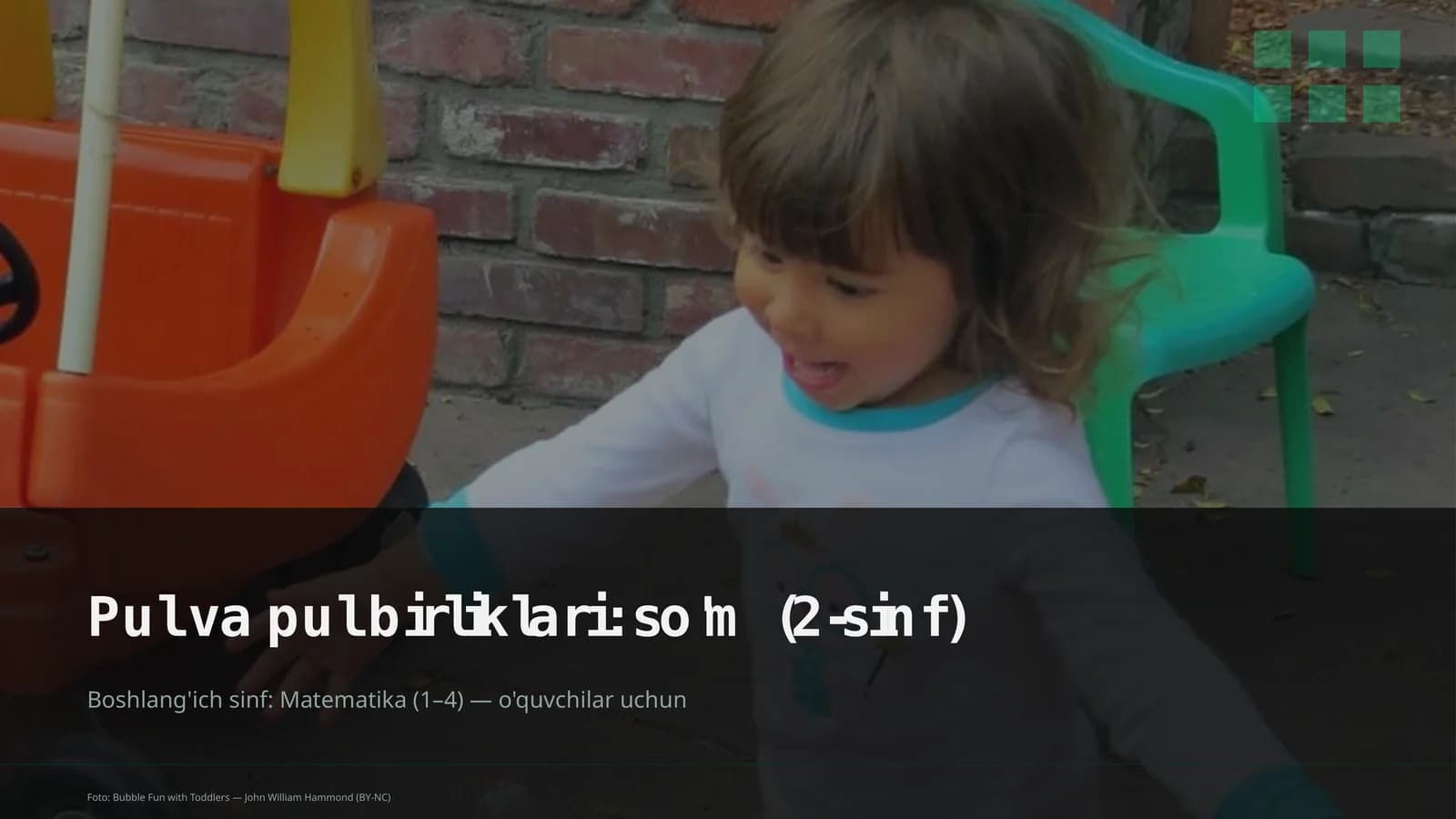 Pul va pul birliklari: so'm (2-sinf)