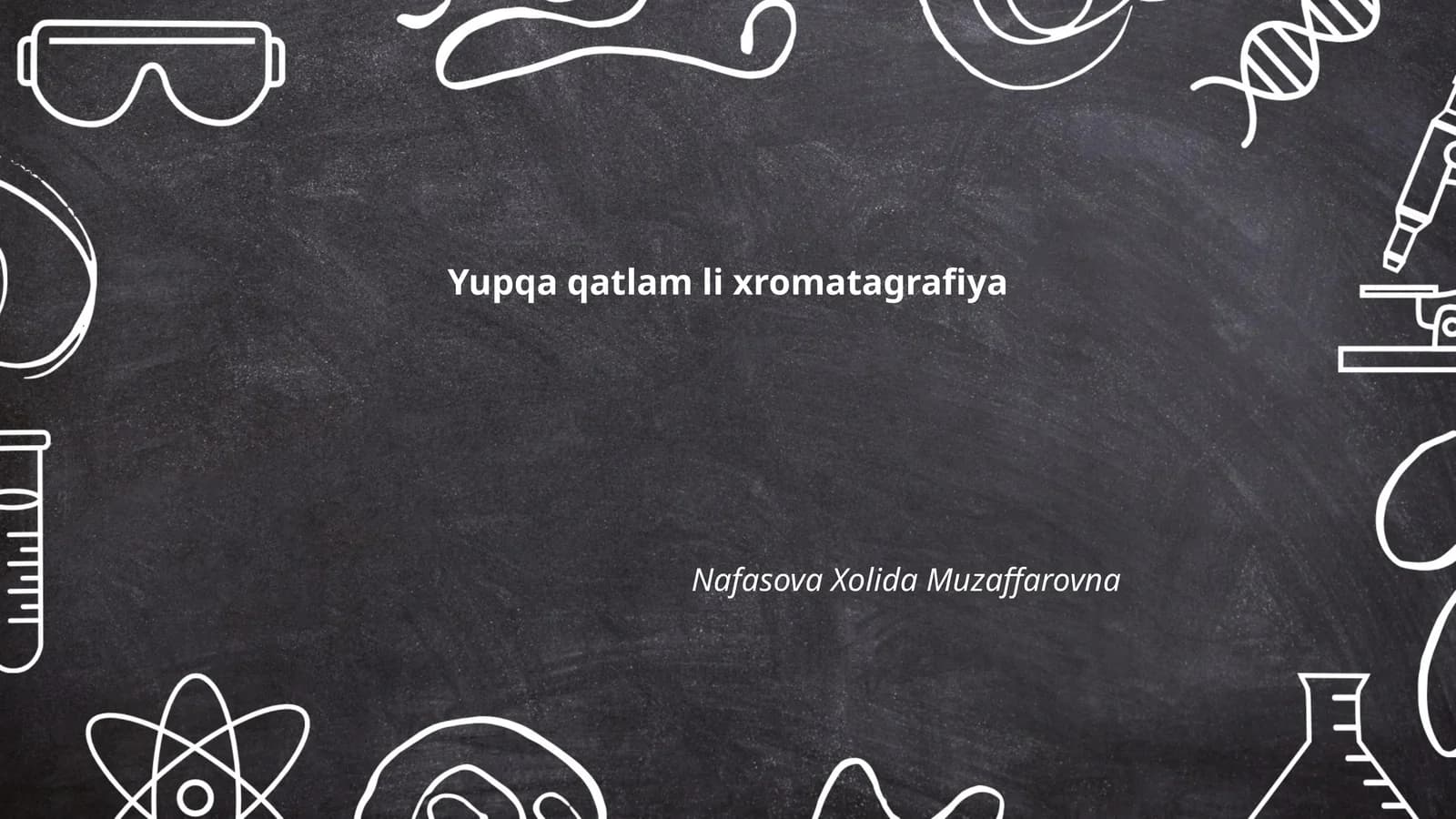 Yupqa qatlamli xromatografiya