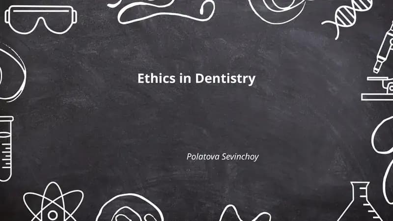 Etika Tibbiyotda