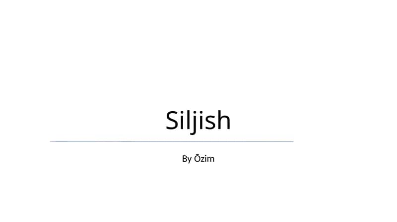 Siljish