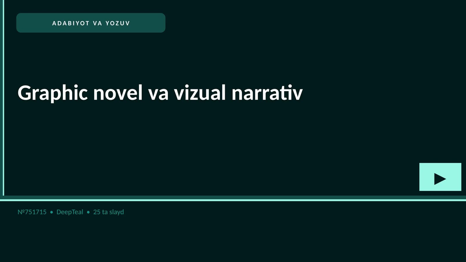 ADABIYOT VA YOZUV