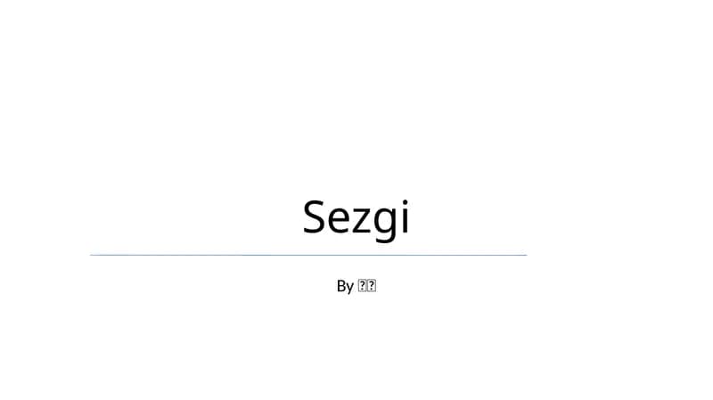 Sezgi