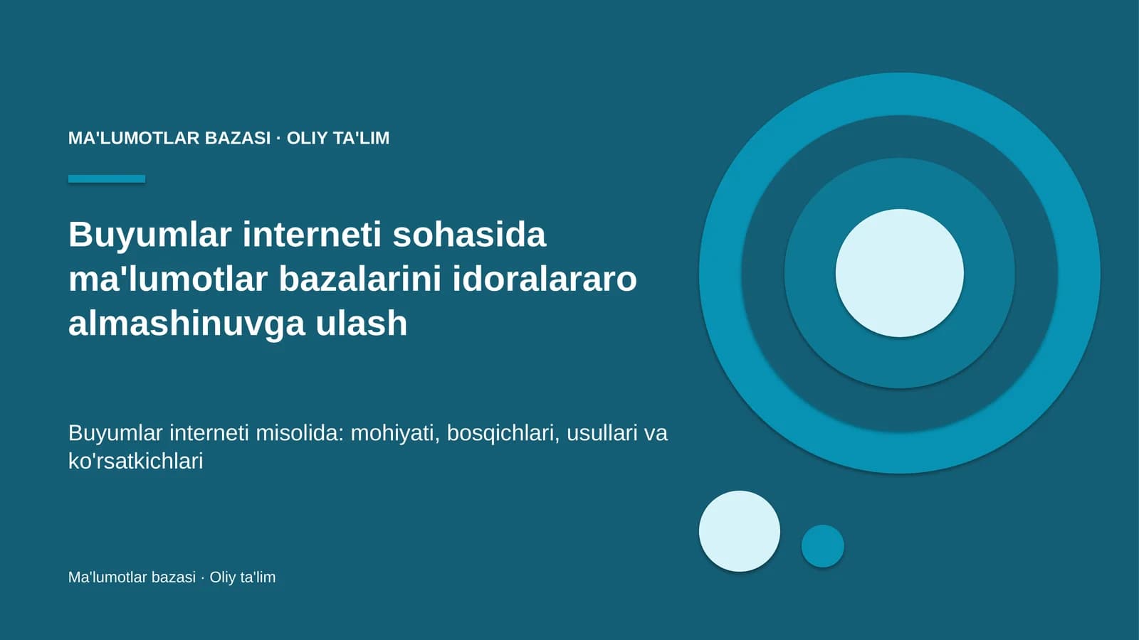 Ma'lumotlar bazalari