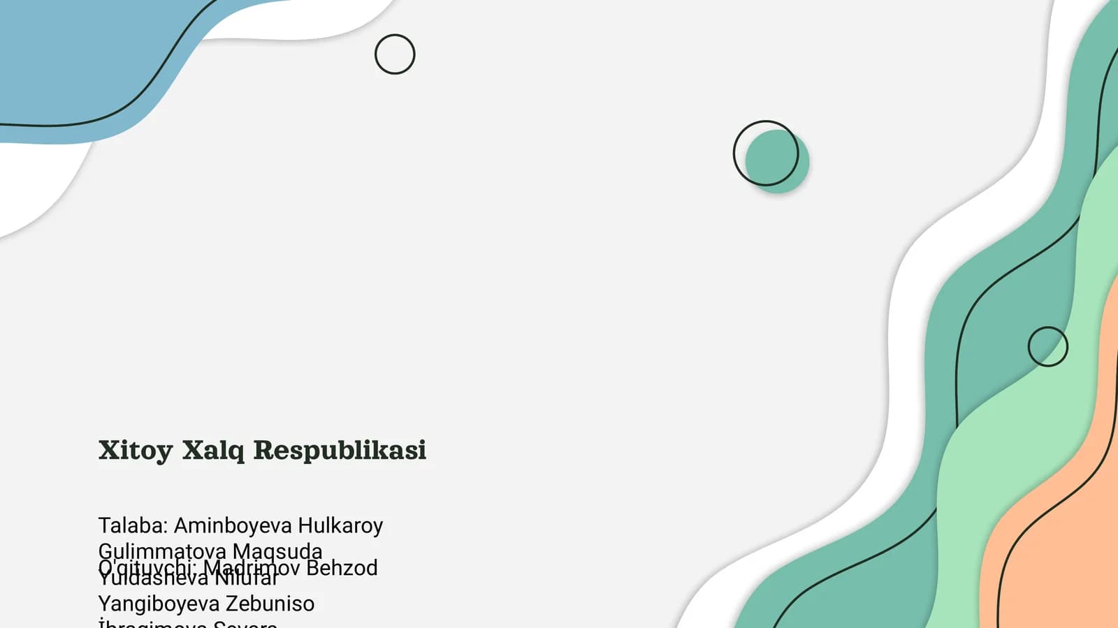 Xitoy Xalq Respublikasi