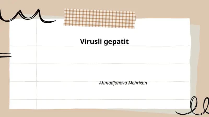 Virusli gepatit