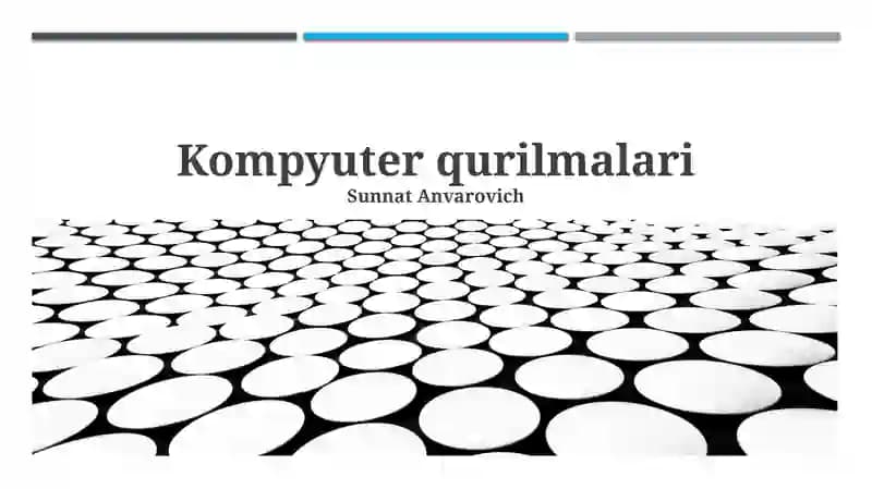 Kompyuter qurilmalari