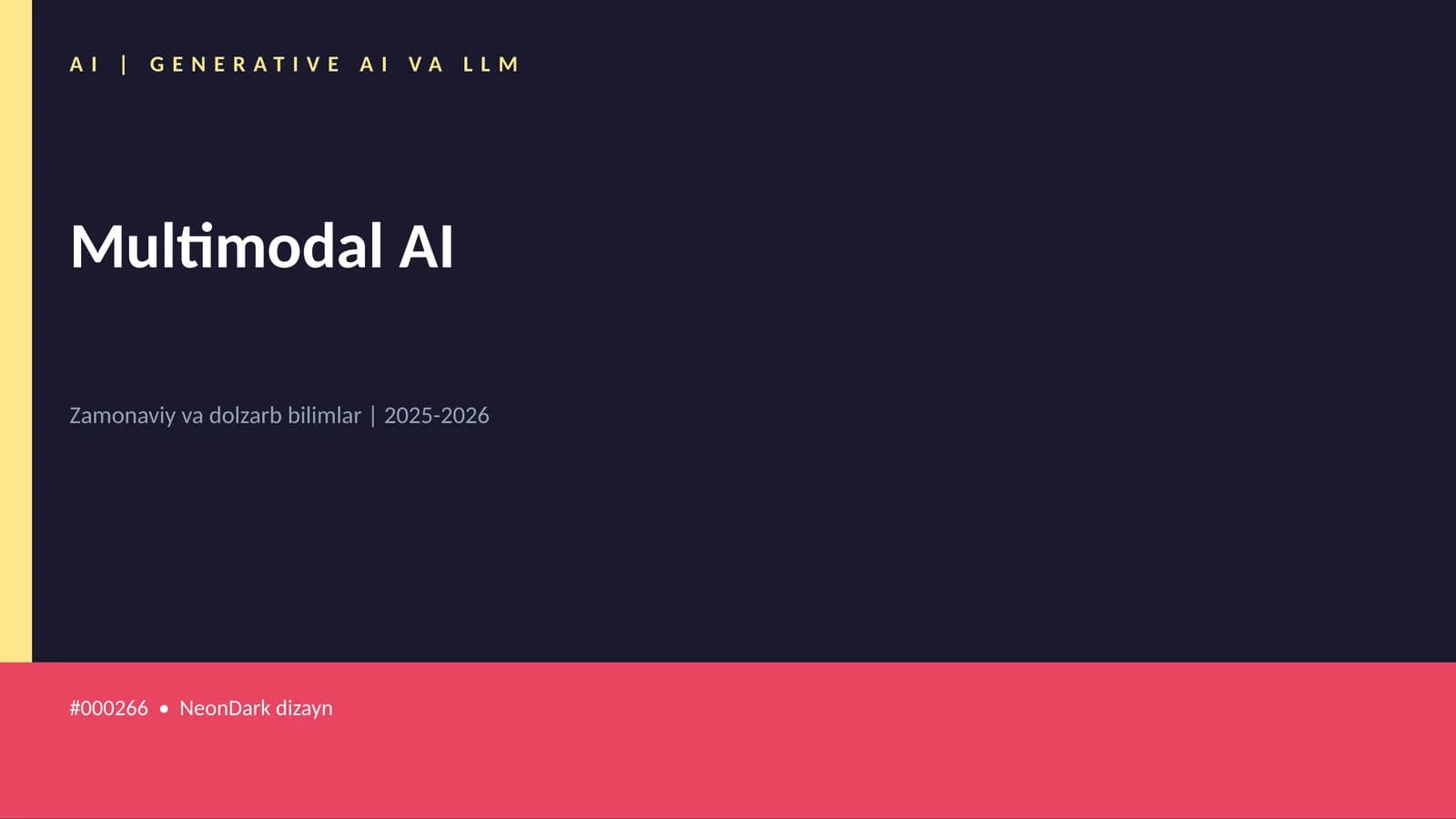Multimodal AI