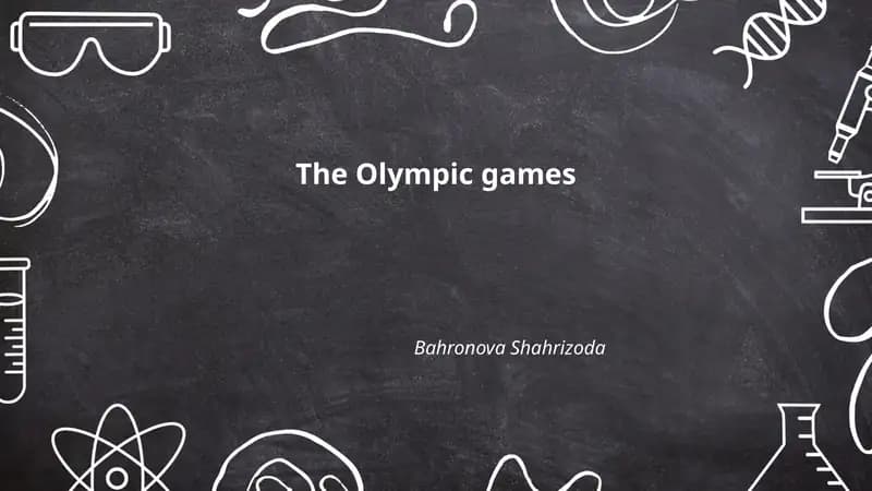 The Olympic Games