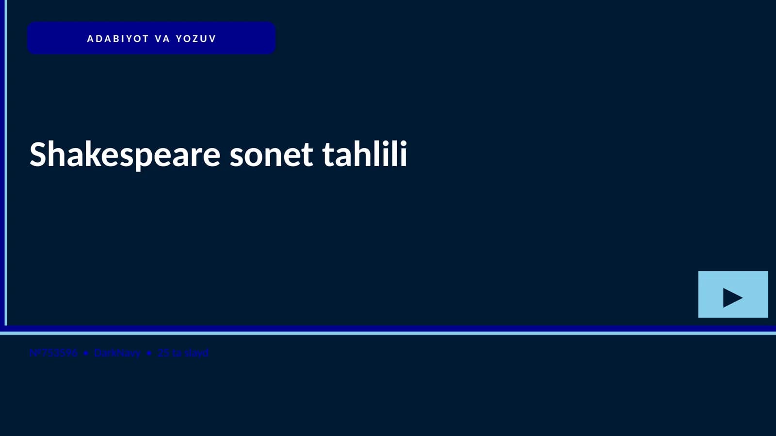 Shakespeare sonet tahlili