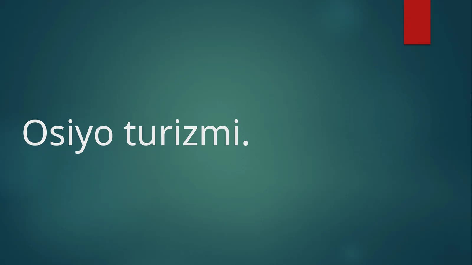 Osiyo turizmi