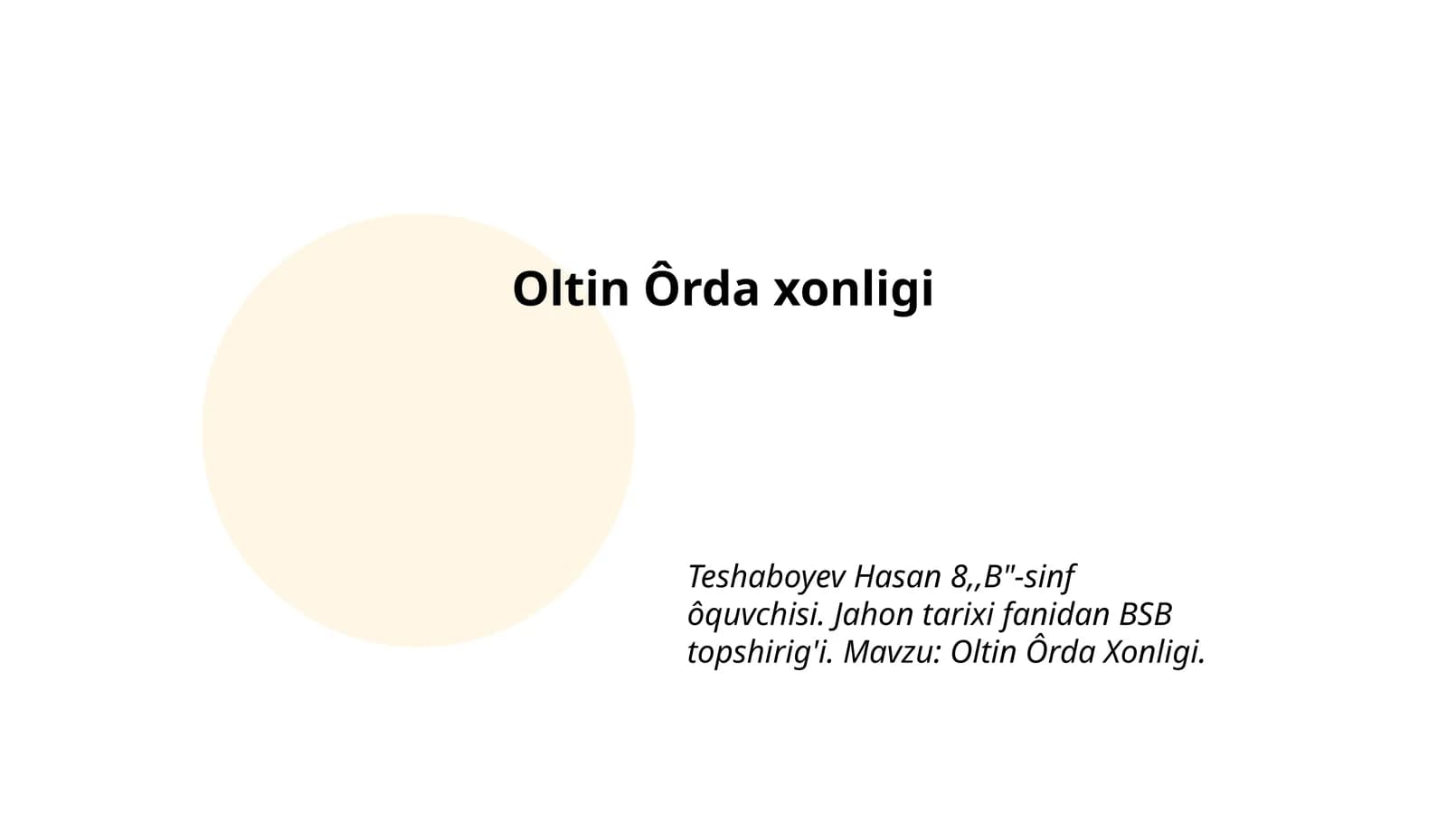 Oltin Ôrda xonligi