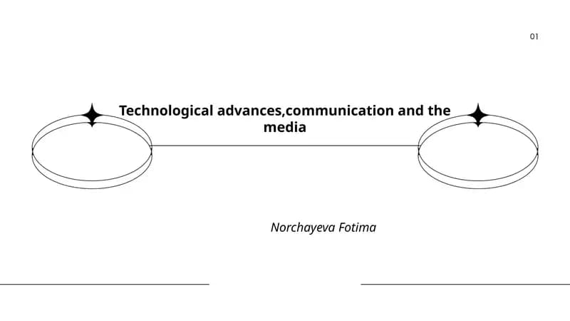 Technological advances,communication and the media