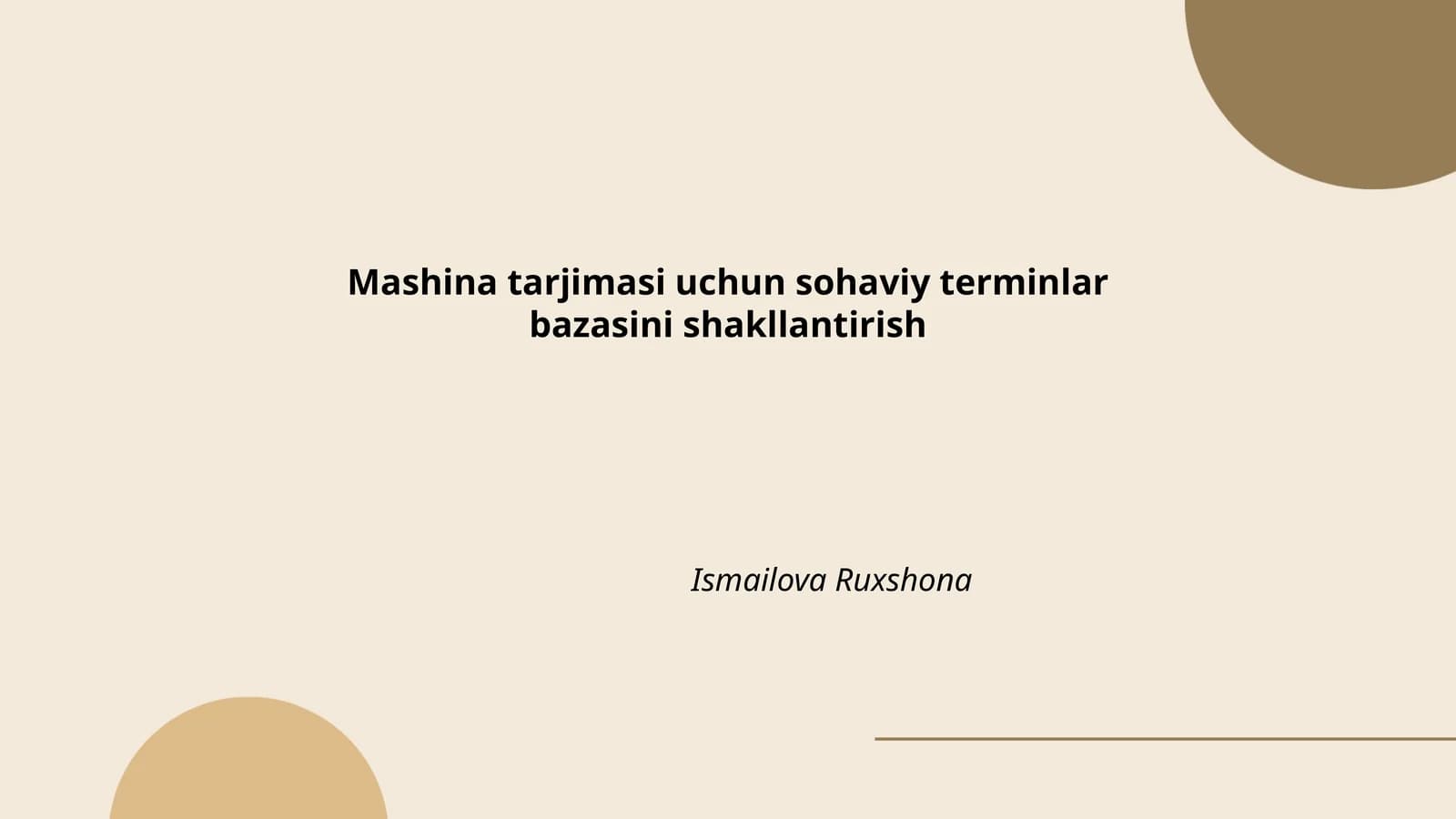 Tabiiy tilni qayta ishlash
