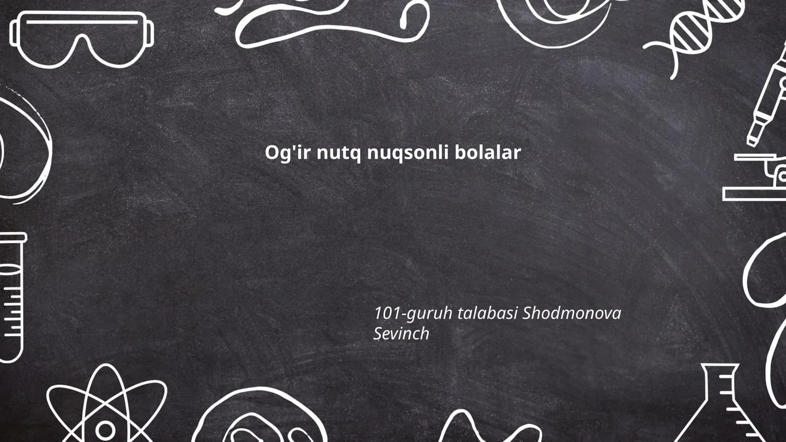 Og'ir nutq nuqsonli bolalar