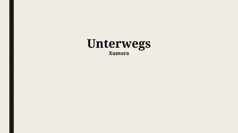 Der Weg beginnt
