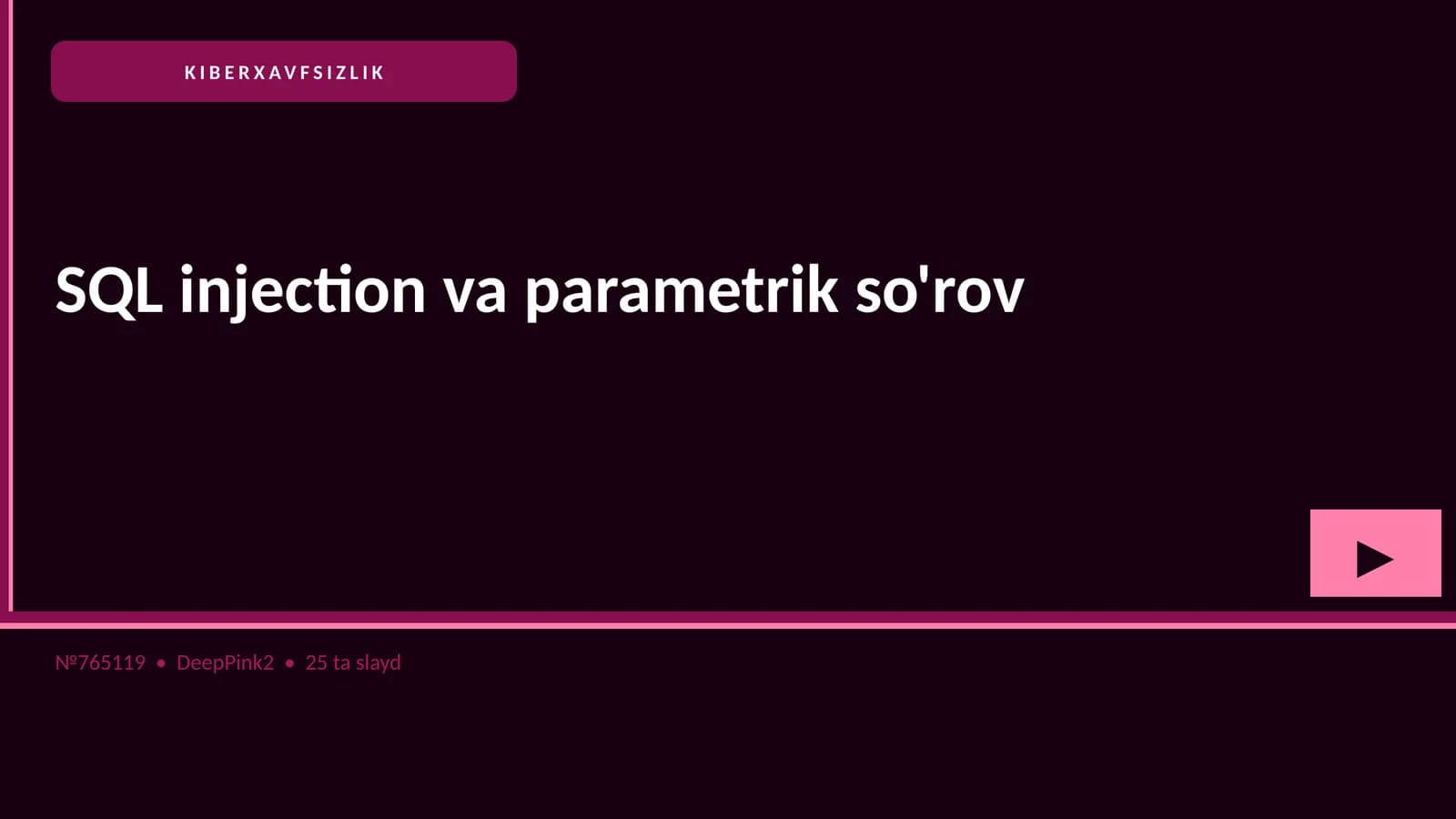 KIBERXAVFSIZLIK