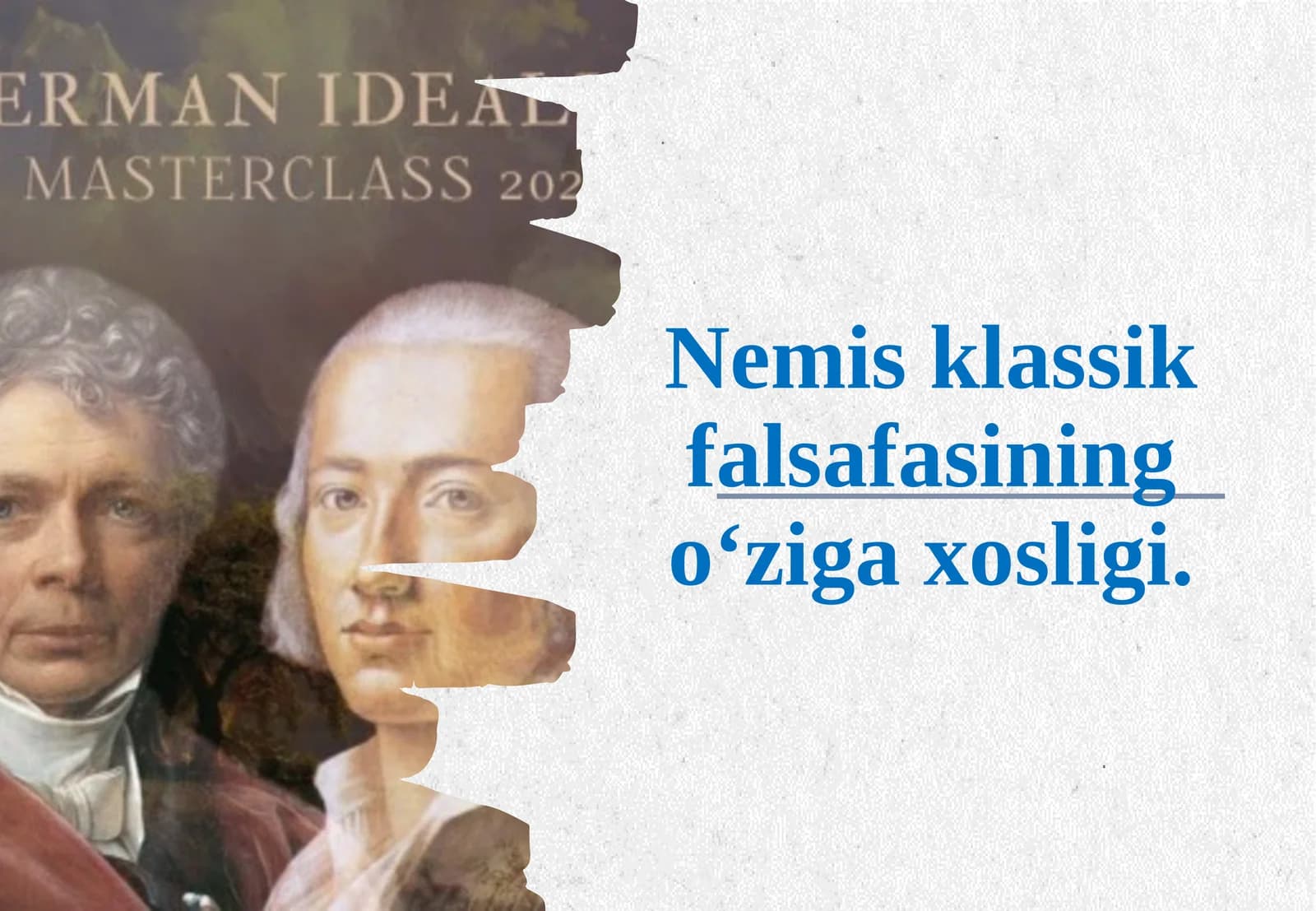 Nemis klassik falsafasining o‘ziga xosligi