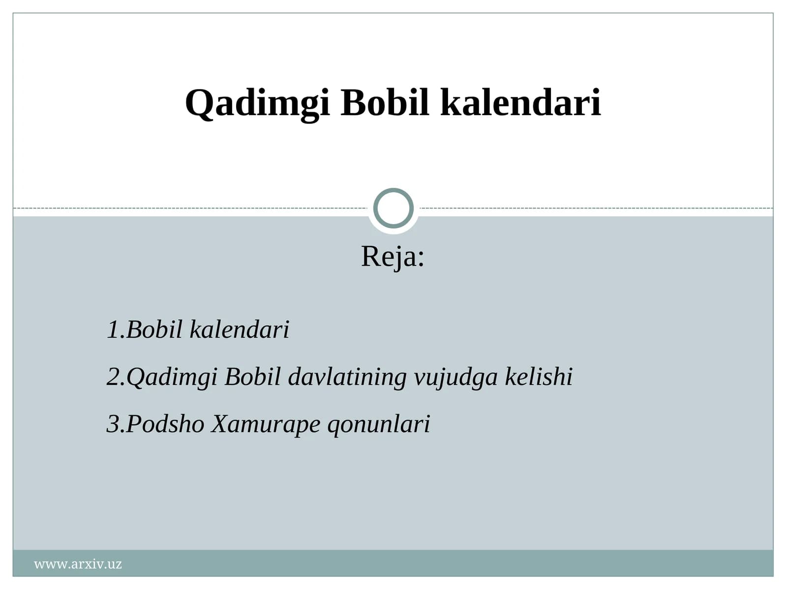 Bobil kalendari