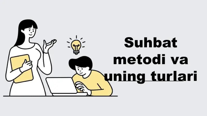 Suhbat metodi va uning turlari