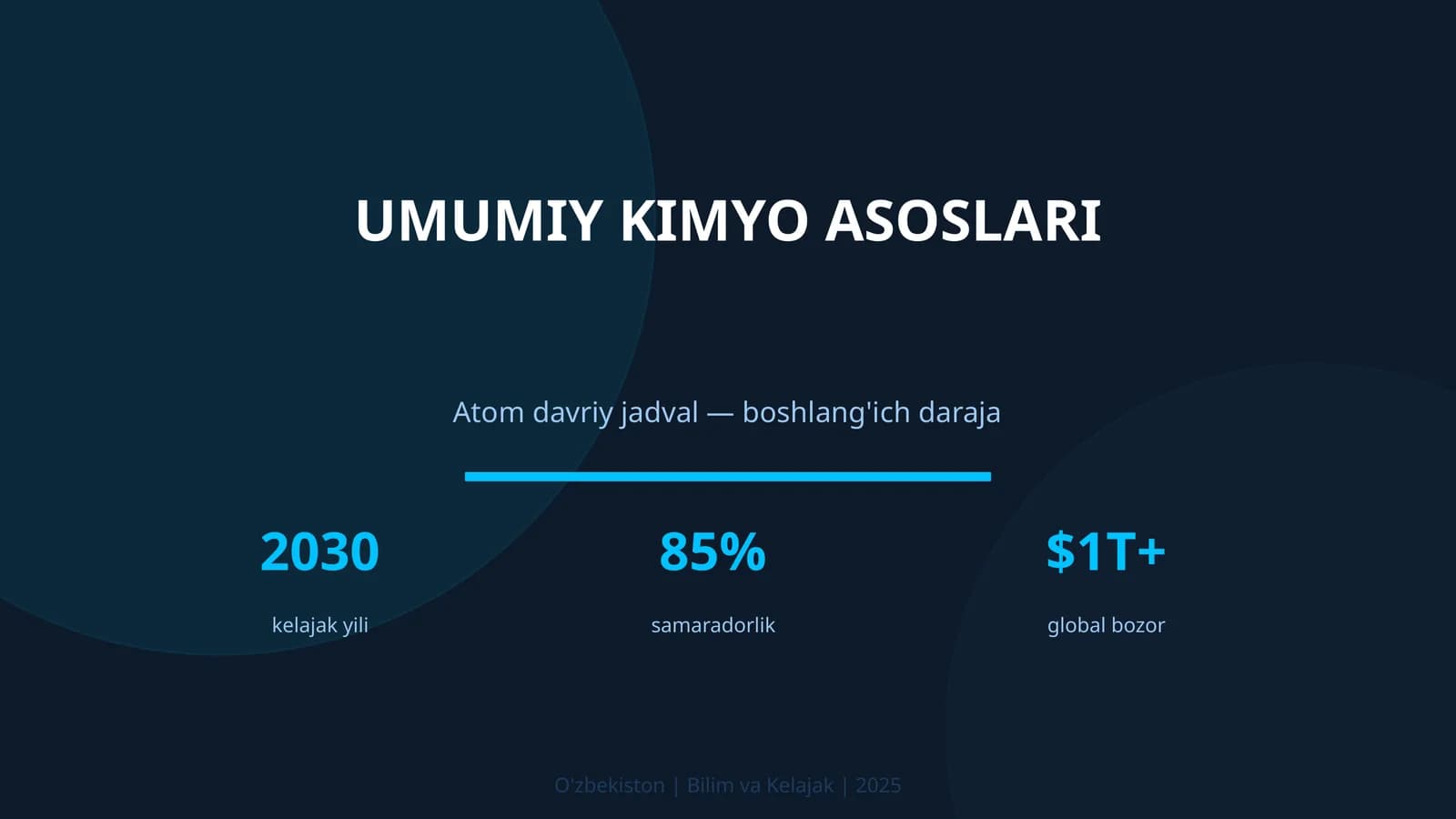 Umumiy kimyo asoslari