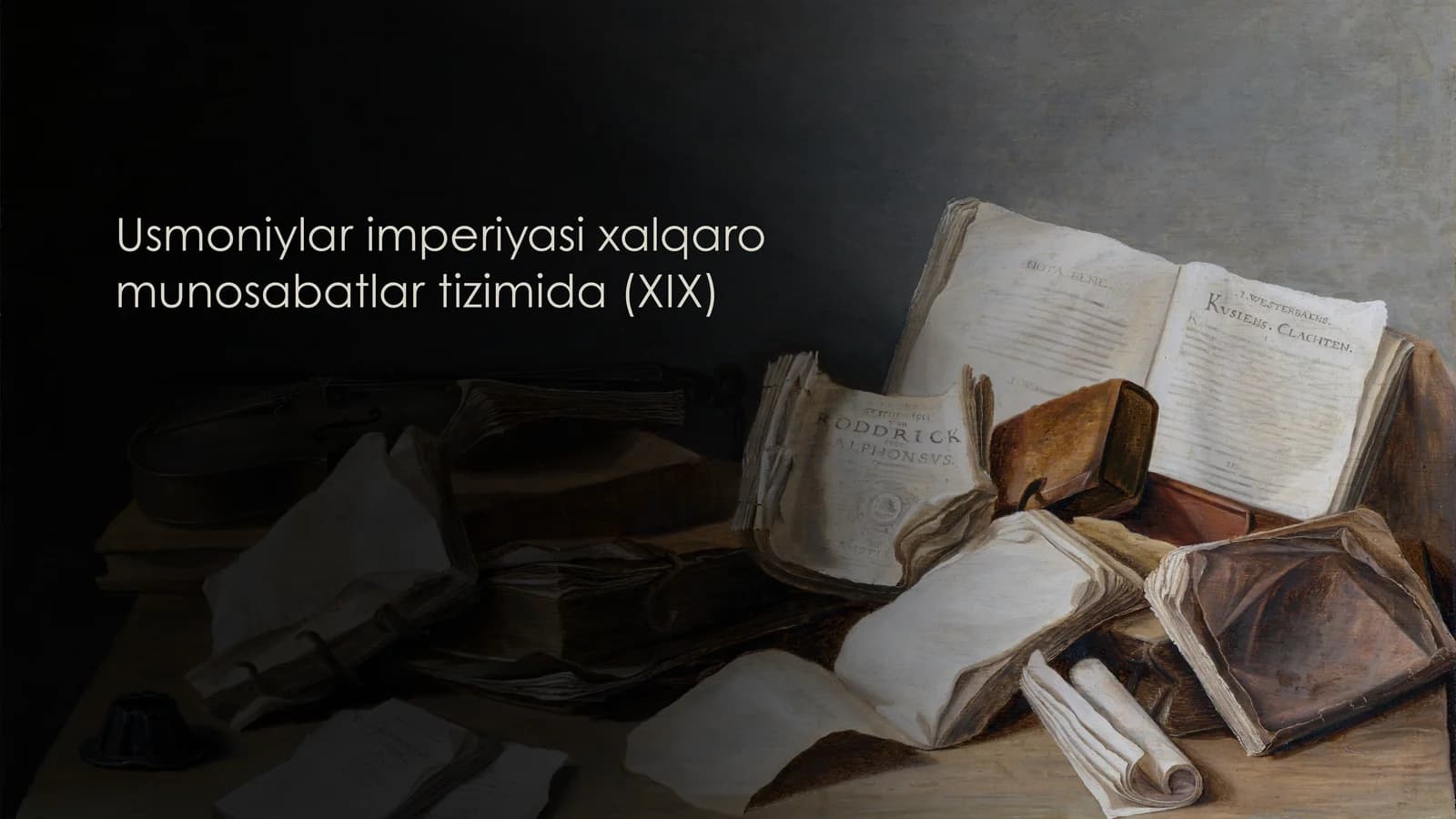 Usmoniylar imperiyasi XIX asri