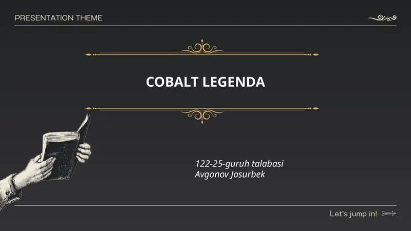 COBALT LEGENDA