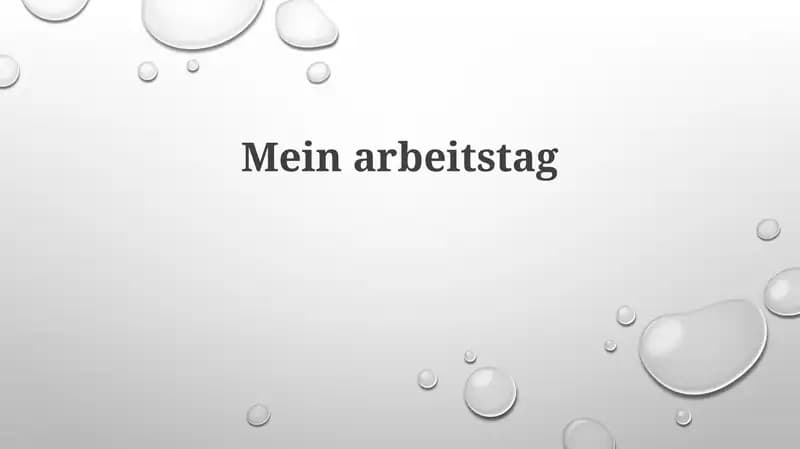 Mein Arbeitstag