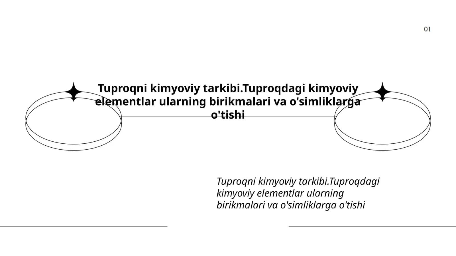Tuproqni kimyoviy tarkibi