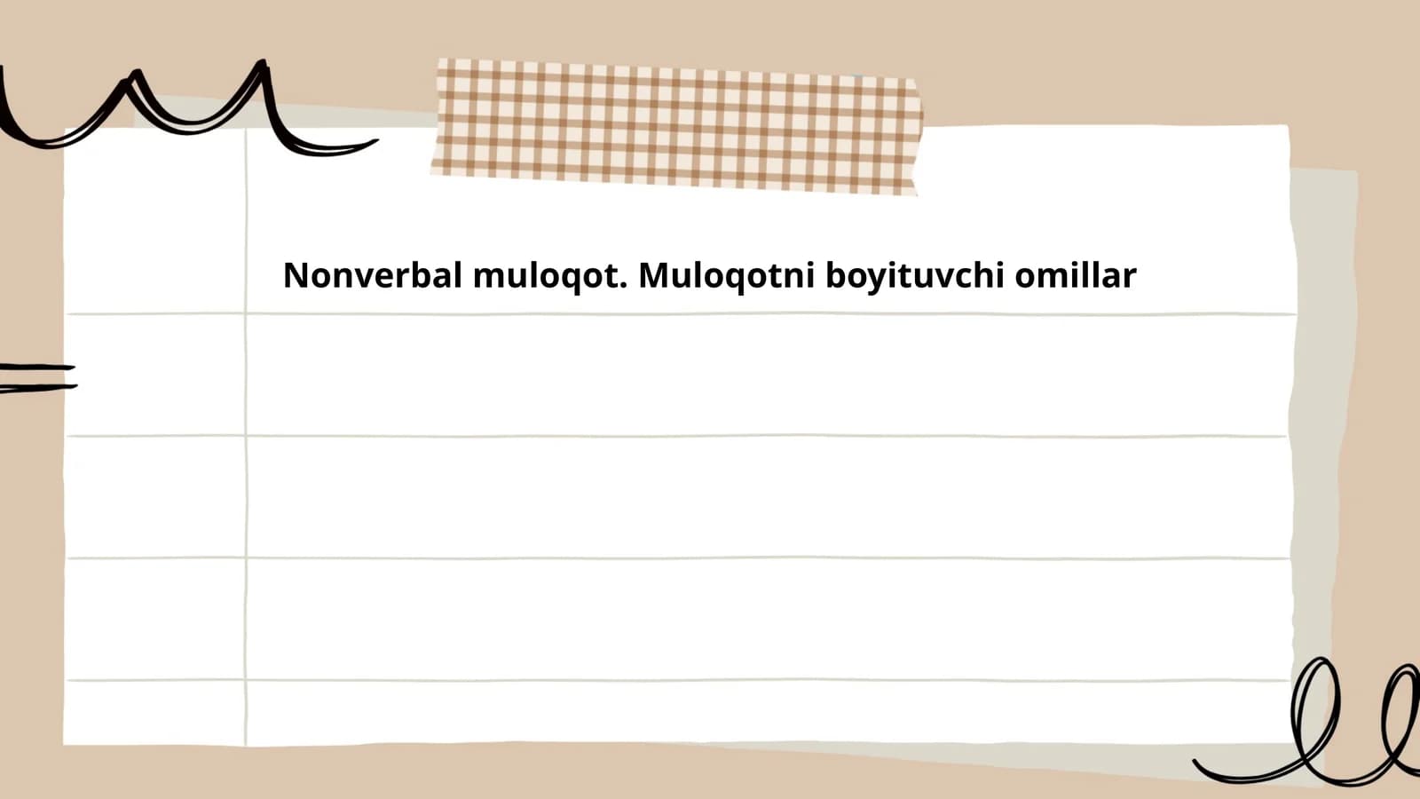 Nonverbal muloqot. Muloqotni boyituvchi omillar
