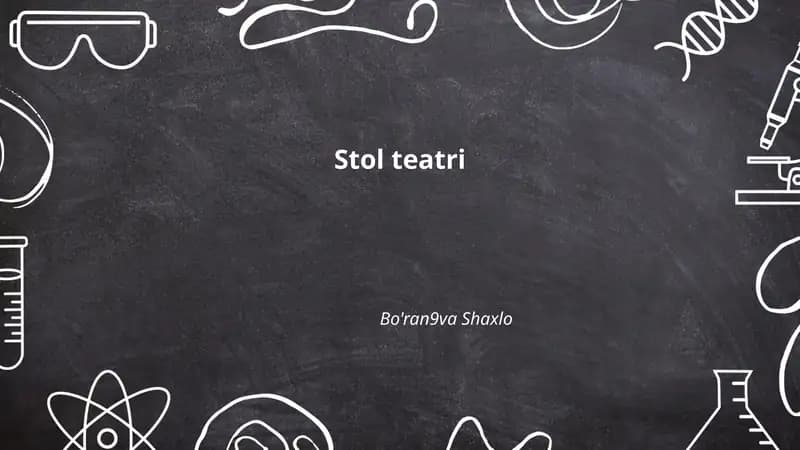 Stol teatri