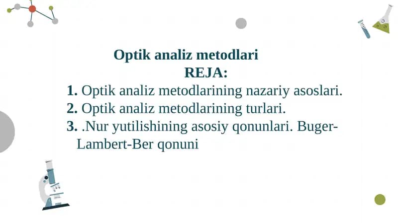 Optikanalizmetodlari