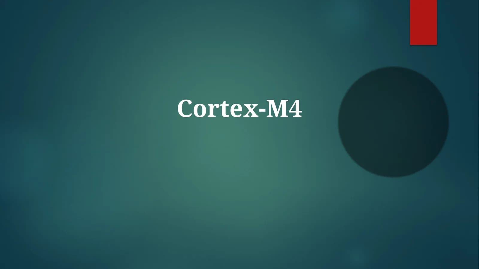 Cortex-M4