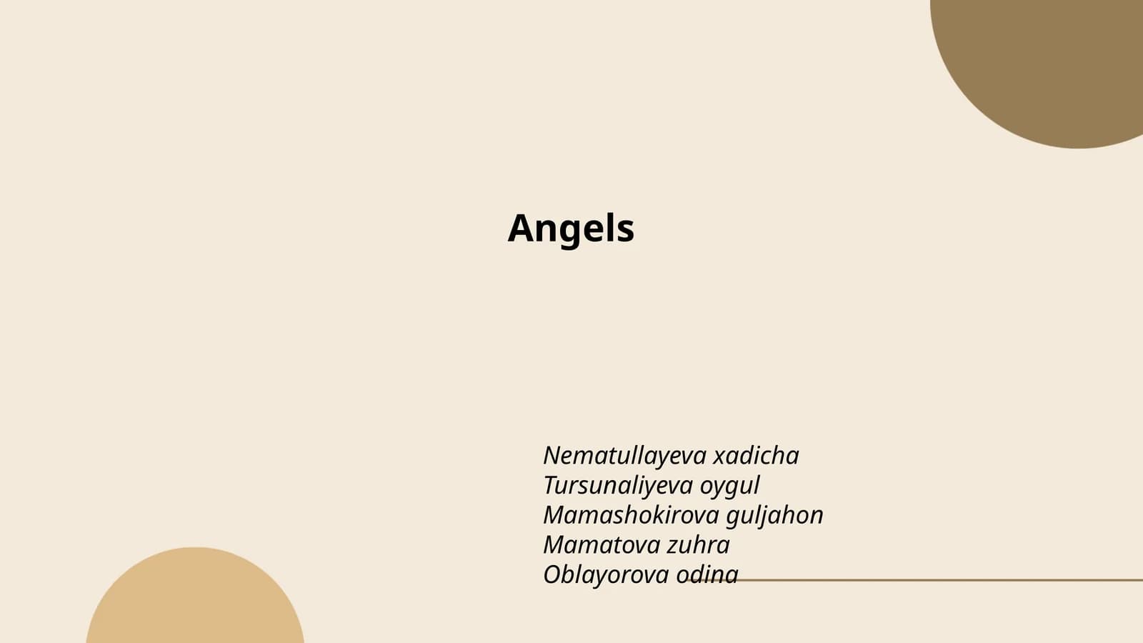Angels