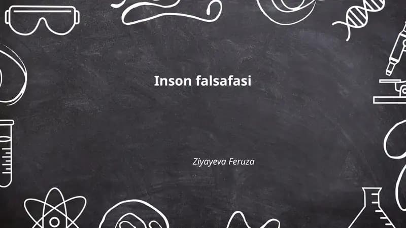 Inson falsafasi