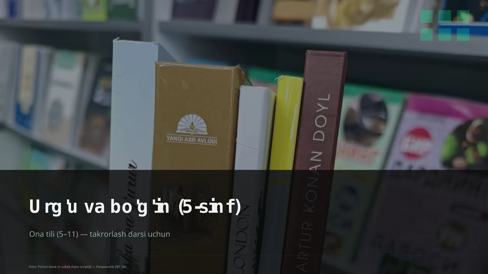 Urg'u va bo'g'in (5-sinf)