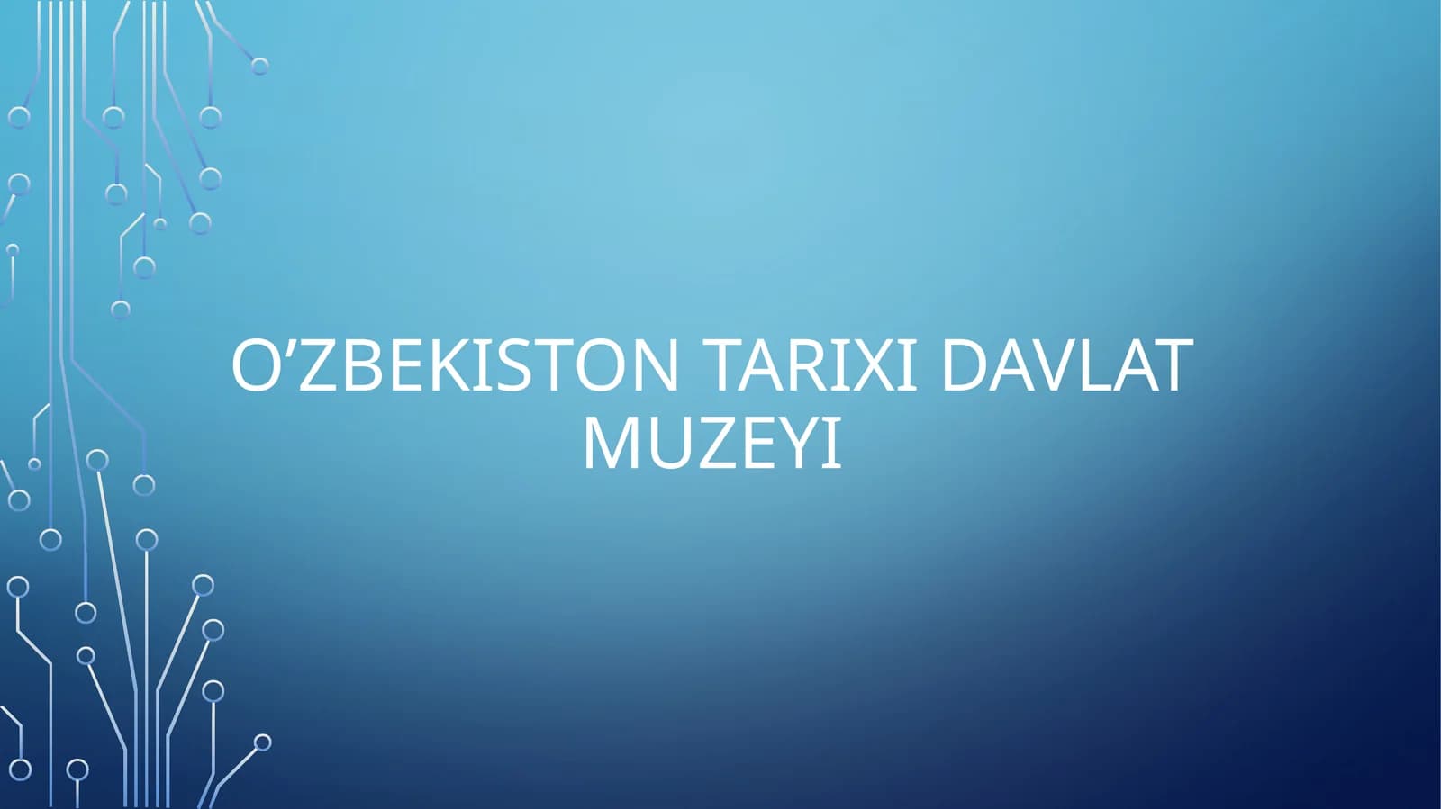 Oʻzbekistontarixidavlatmuzeyi