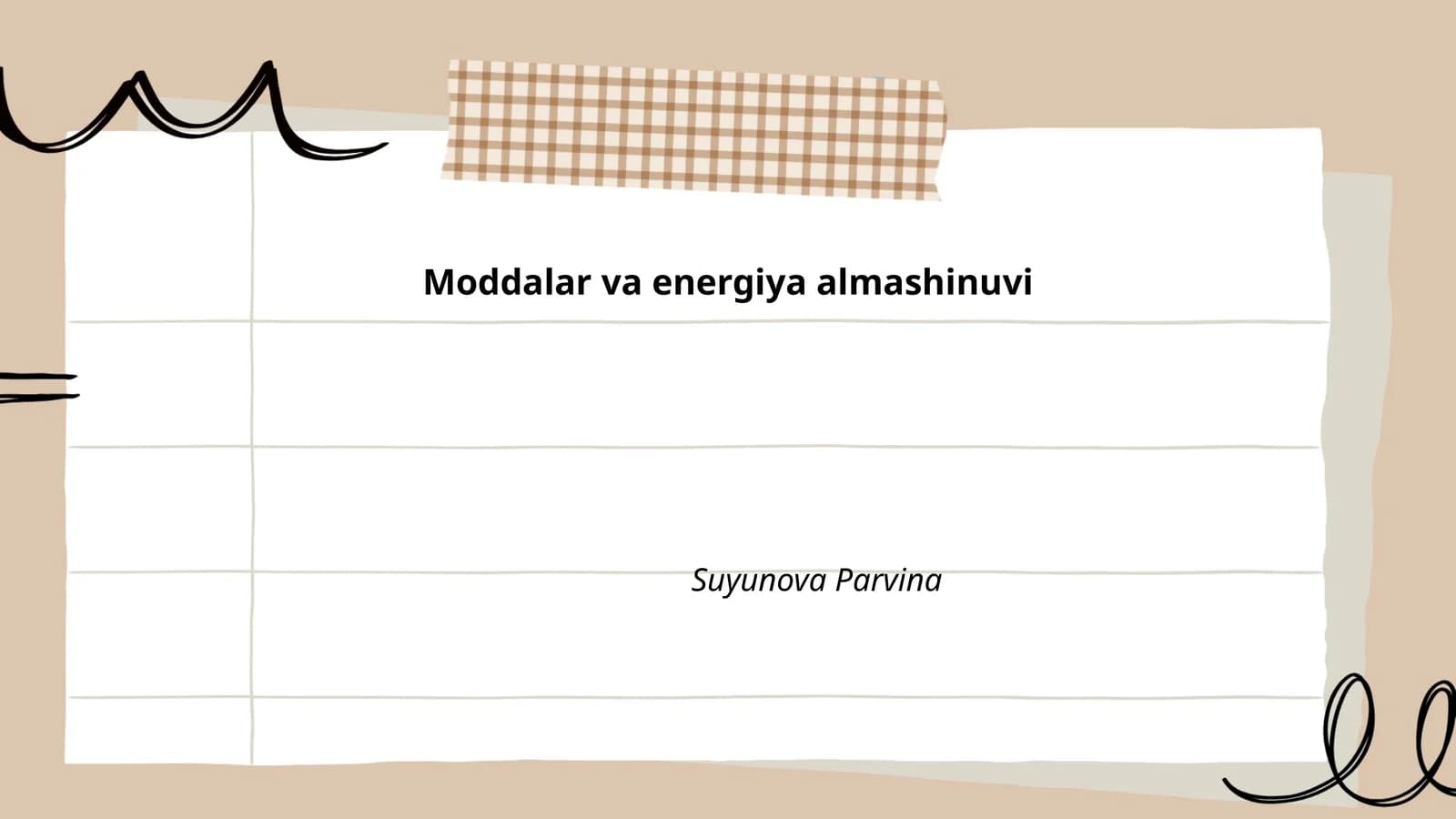 Moddalar va energiya almashinuvi